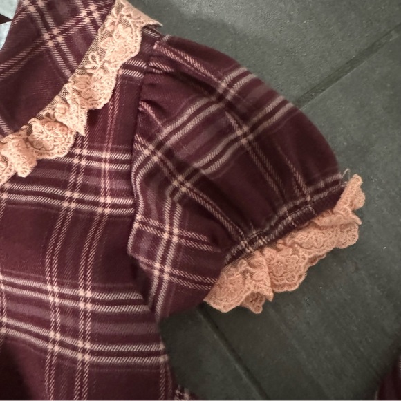 Oh Shana! Custom burgundy wine pink formal flower girl dress 5 6 Family photos - Picture 7 of 10